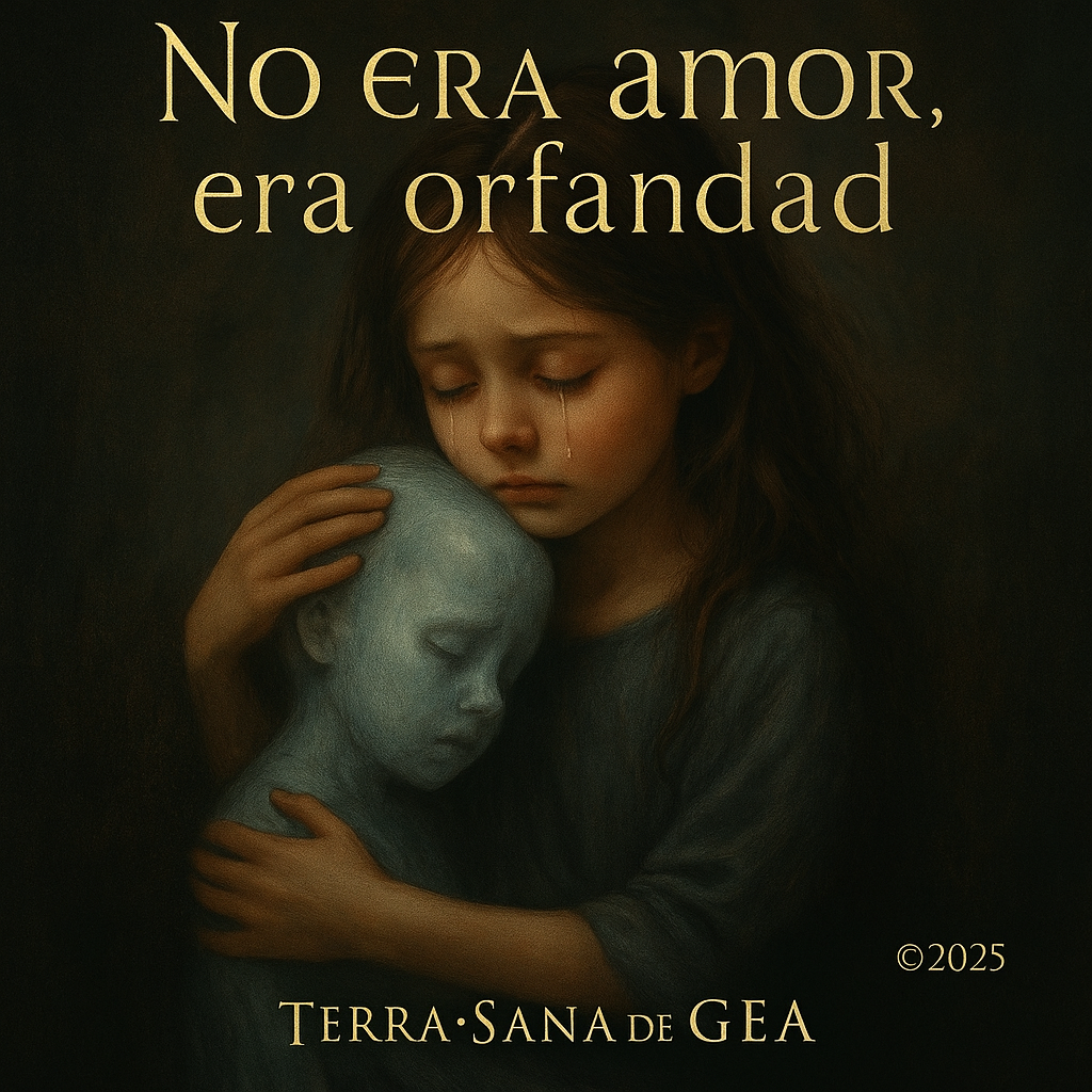 NO ERA AMOR, ERA ORFANDAD Me quedé porque dolía menos que el eco de una casa vacía. 2025 © Terra-Sana de GEA